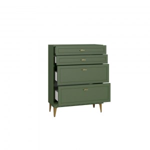 Марион 16.249 Комод 4 ящика (Моби) Олива